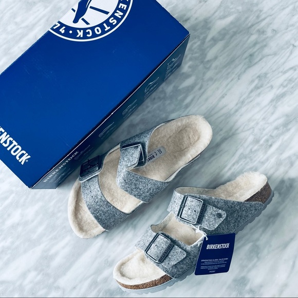 Birkenstock Shoes - Birkenstock Fuzzy Sandals size 41